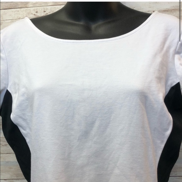 🍀4/$10 Banana Republic Colorblock Peplum Blouse - Picture 2 of 8